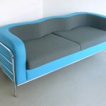 elegant blue colored upholstery furniture