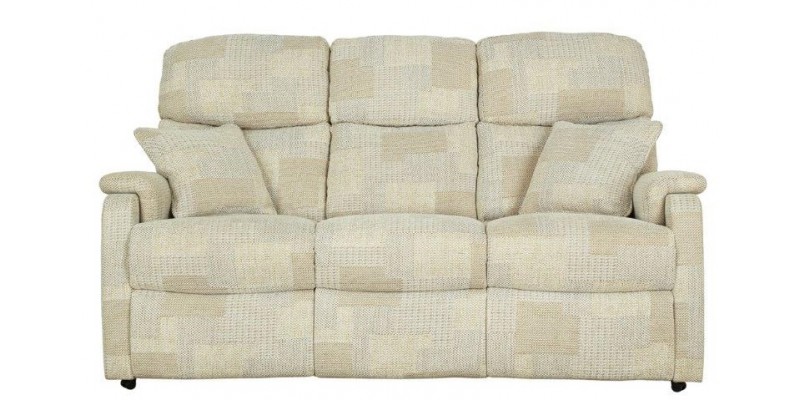 White Colored Classic Sofa Isolated On White Background.