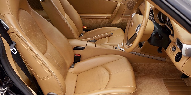 Interior of Luxurious Modern Car.